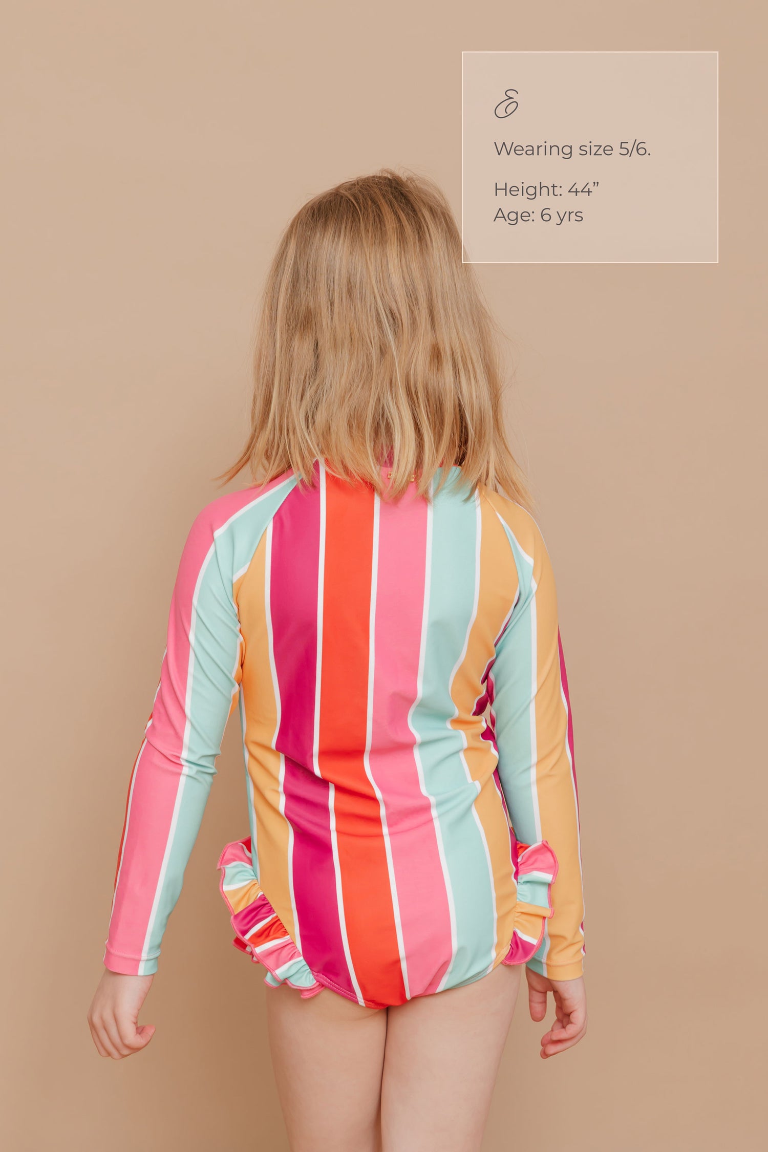 Imperfect - Children's Ruffle Rashguard Portofino