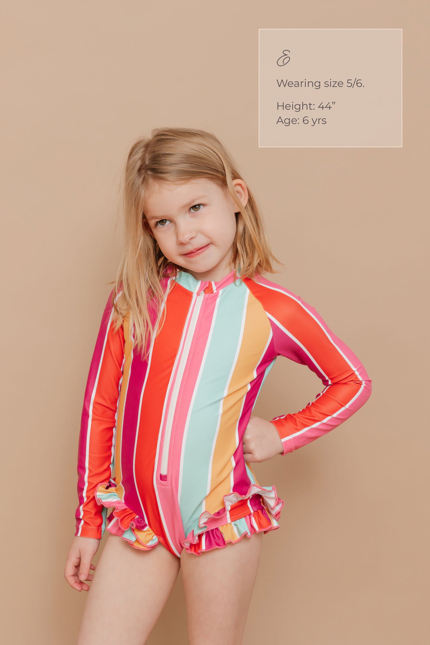Imperfect - Children's Ruffle Rashguard Portofino
